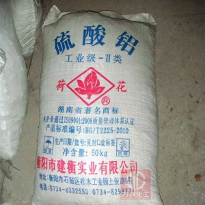 硫酸鋁，Al2(SO4)3